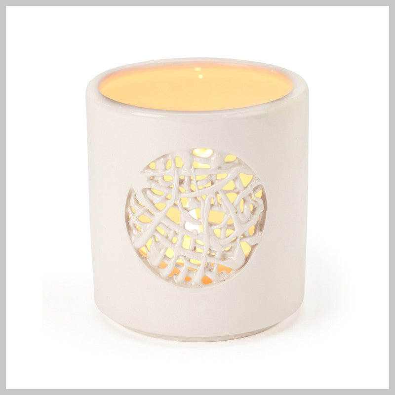 Tangled Circle Motif Tea Light Holder