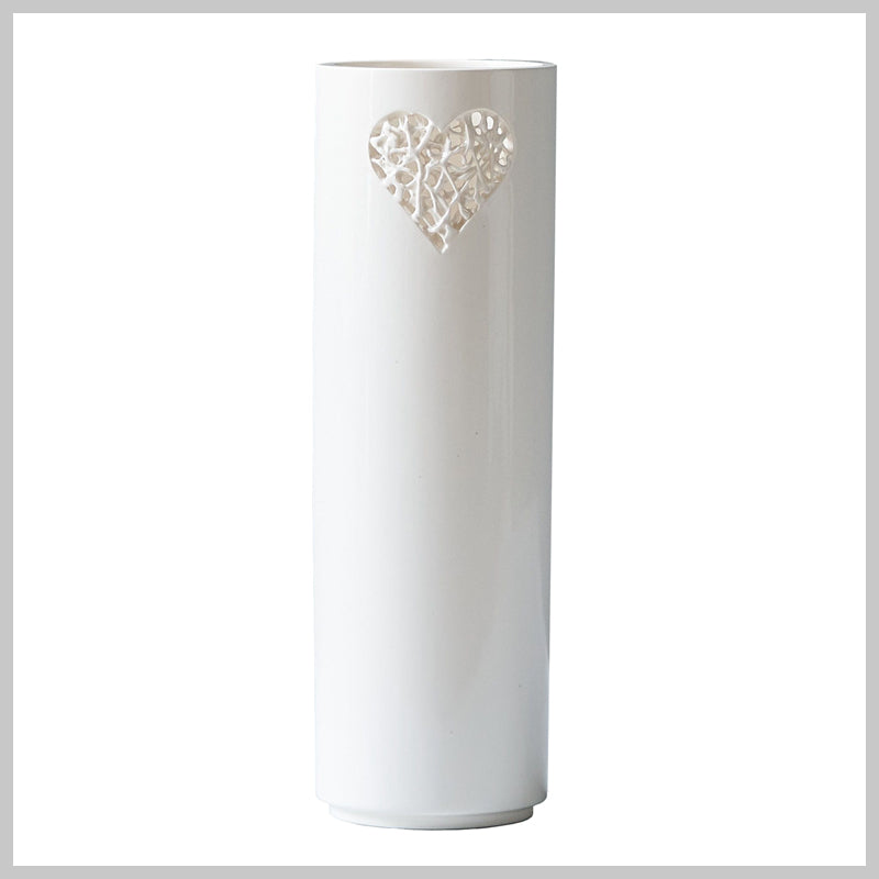 Tangled Heart Ceramic Vase