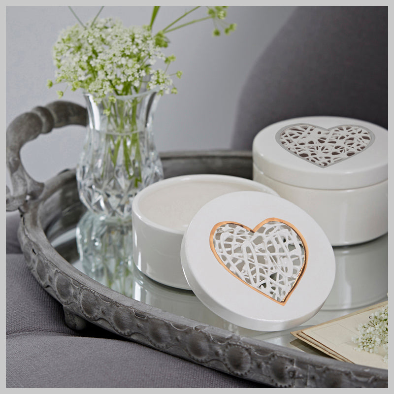 Tangled Heart Gift Collection with Gold lustre detailing