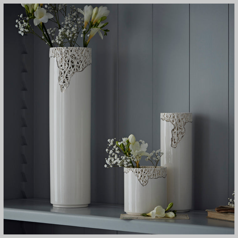 Tangled Contour Vessels with lustre detailing