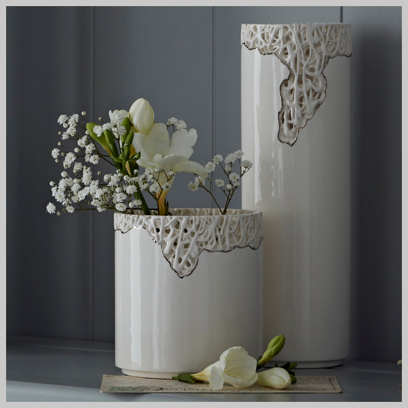 Tangled Contour Vessels with lustre detailing