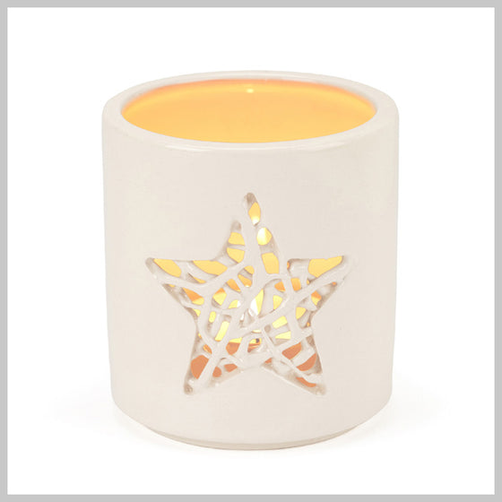 Tangled Star Motif Tea Light Holder