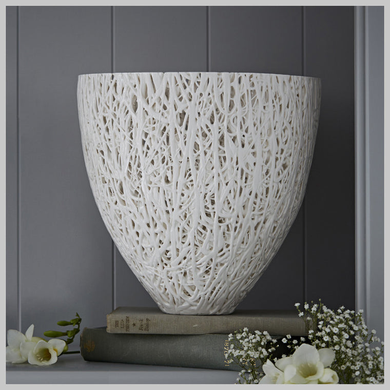 Tangled Web Decorative V Vessel