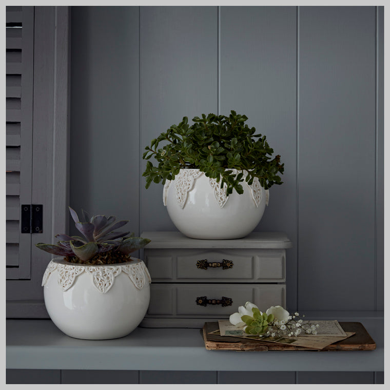 Tangled Appliqué Indoor Planter