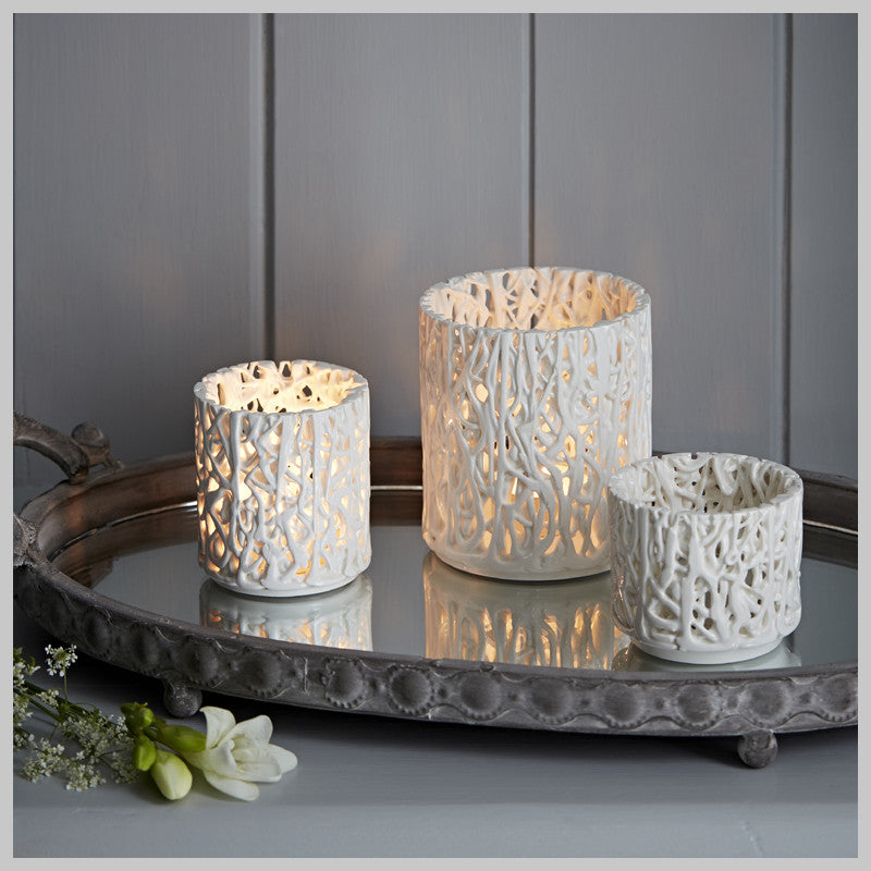 Tangled Web Tea Light Holders