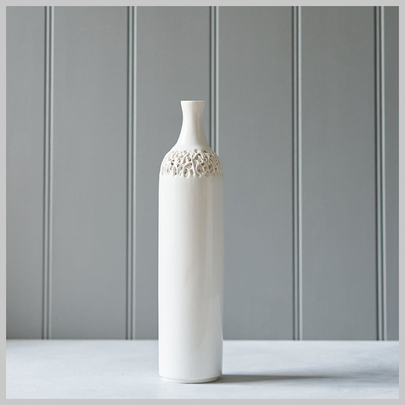 Tangled Fragment Tall Bottle Vessel